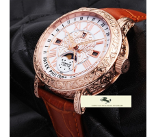 HK1205 PATEK PHİLİPPE SKY MOON KAHVERENGİ REPLİKA SAAT